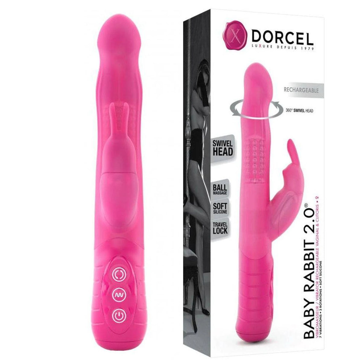 Vibrador rabbit Baby – recarregável | Dorcel