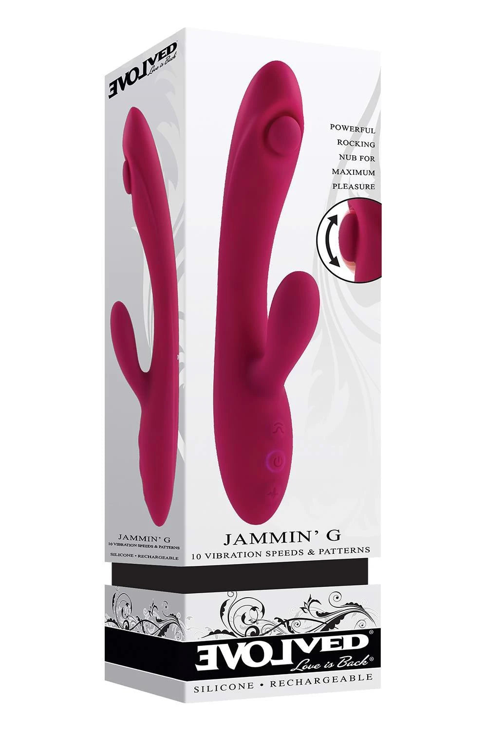 Vibratore punto G Jammin 10 velocità – ricaricabile | Evolved