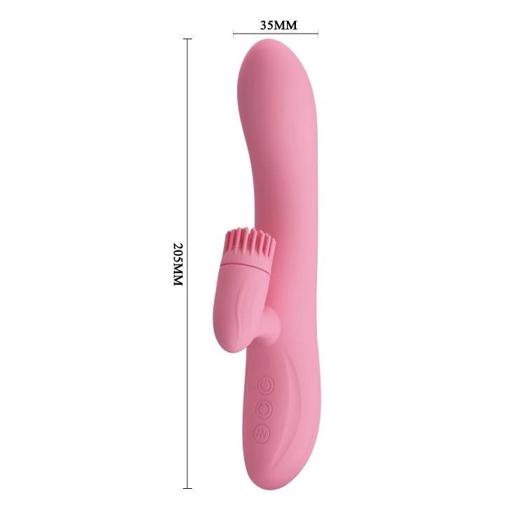 Vibromasseur point G Chris 7 fonctions – rechargeable, rouge | Pretty Love