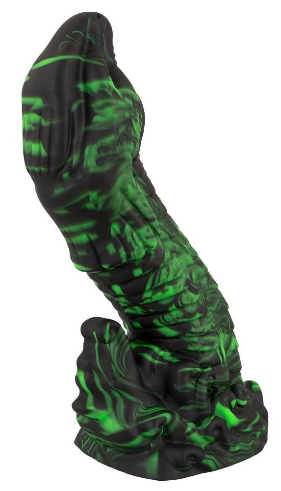 Dildo Lizard Peak 22 cm – com ventosa, preto | Beasty Cocks