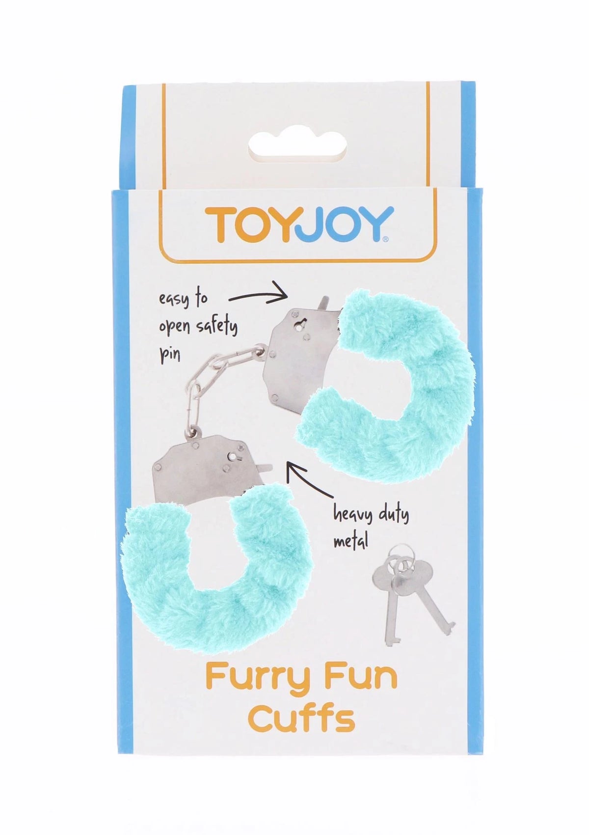 Bilincs Furry Cuffs Aqua – türkiz | ToyJoy