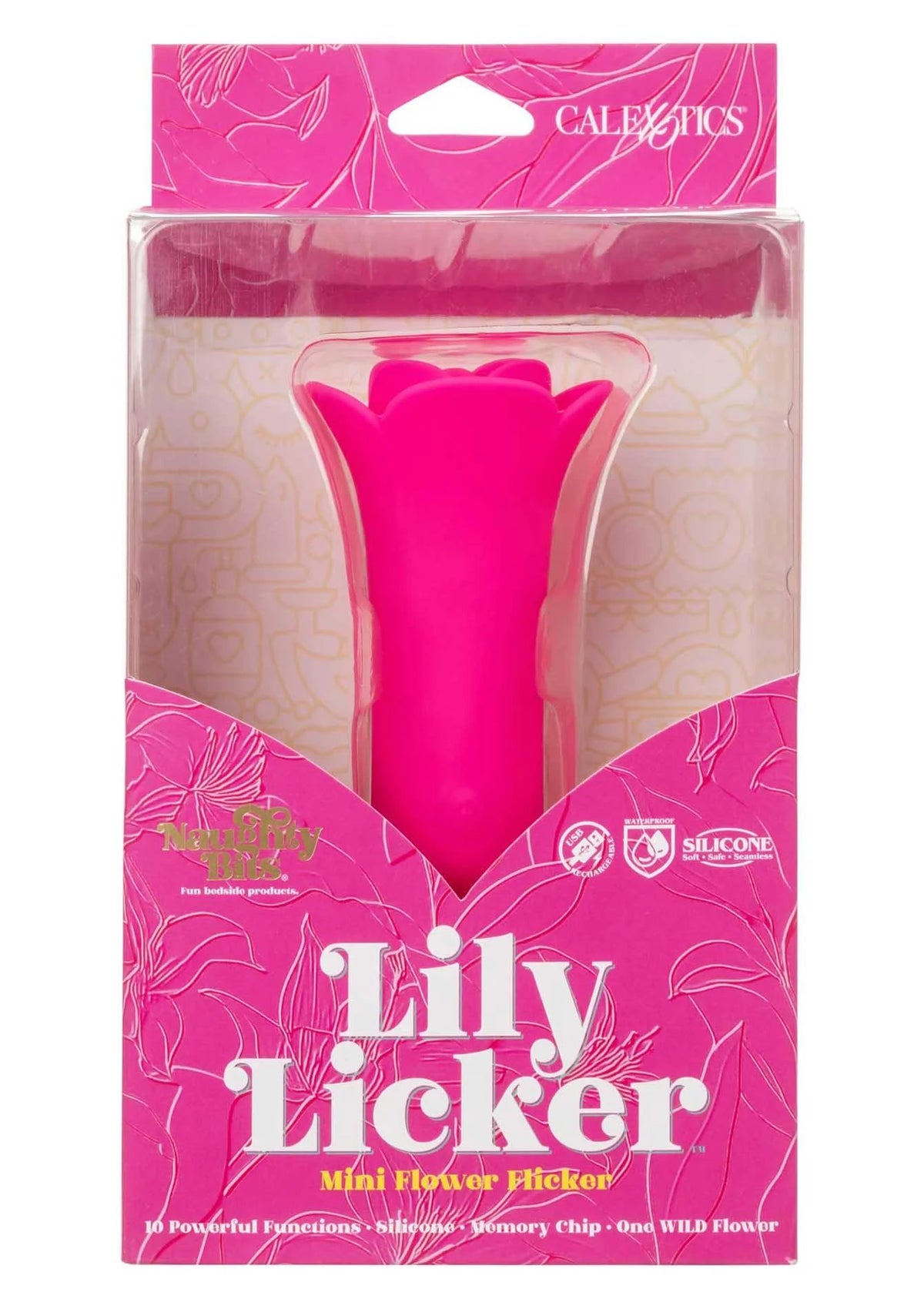 Klitoris-Stimulator Lily Licker Flower Flicker 10 Funktionen – rosa | Calexotics