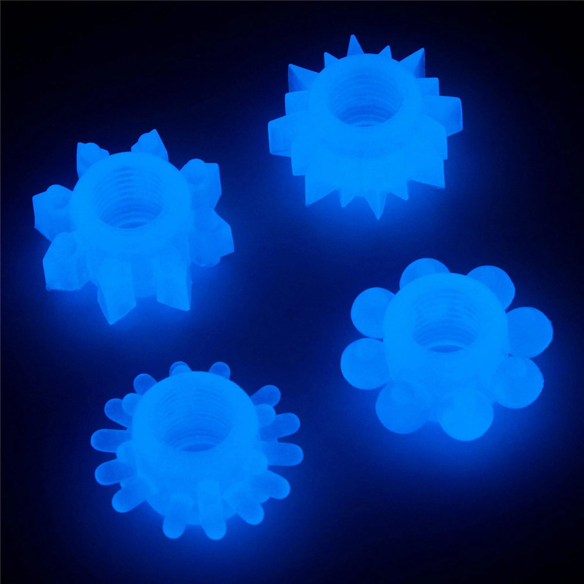 Anello fallico Lumino Play – vibrante, blu 10-LV343011 | Lovetoy