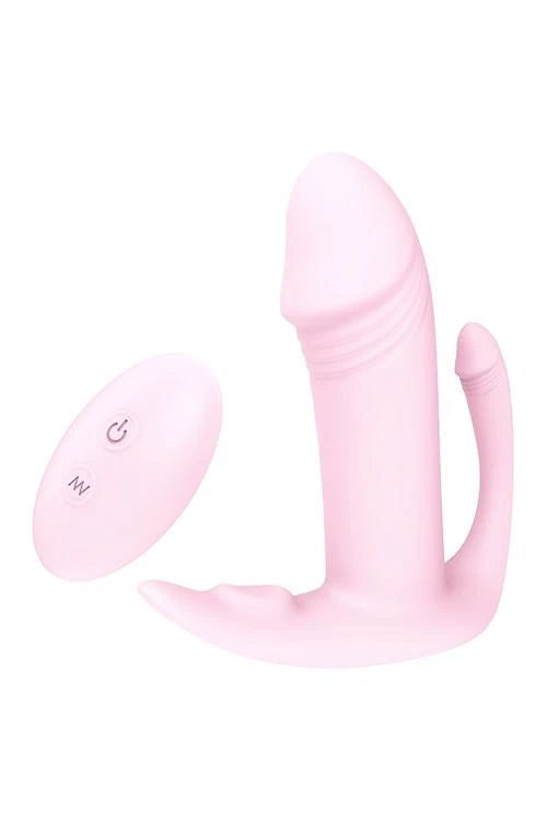 Plug anale Pleasurer – vibrante, con telecomando, rosa | Dream Toys