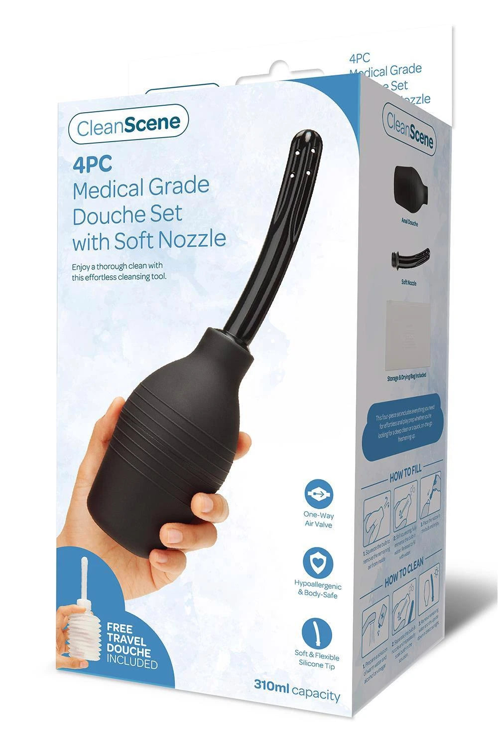 Producto de higiene íntima Medical Grade Douche Nozzle 310 ml | CleanScene