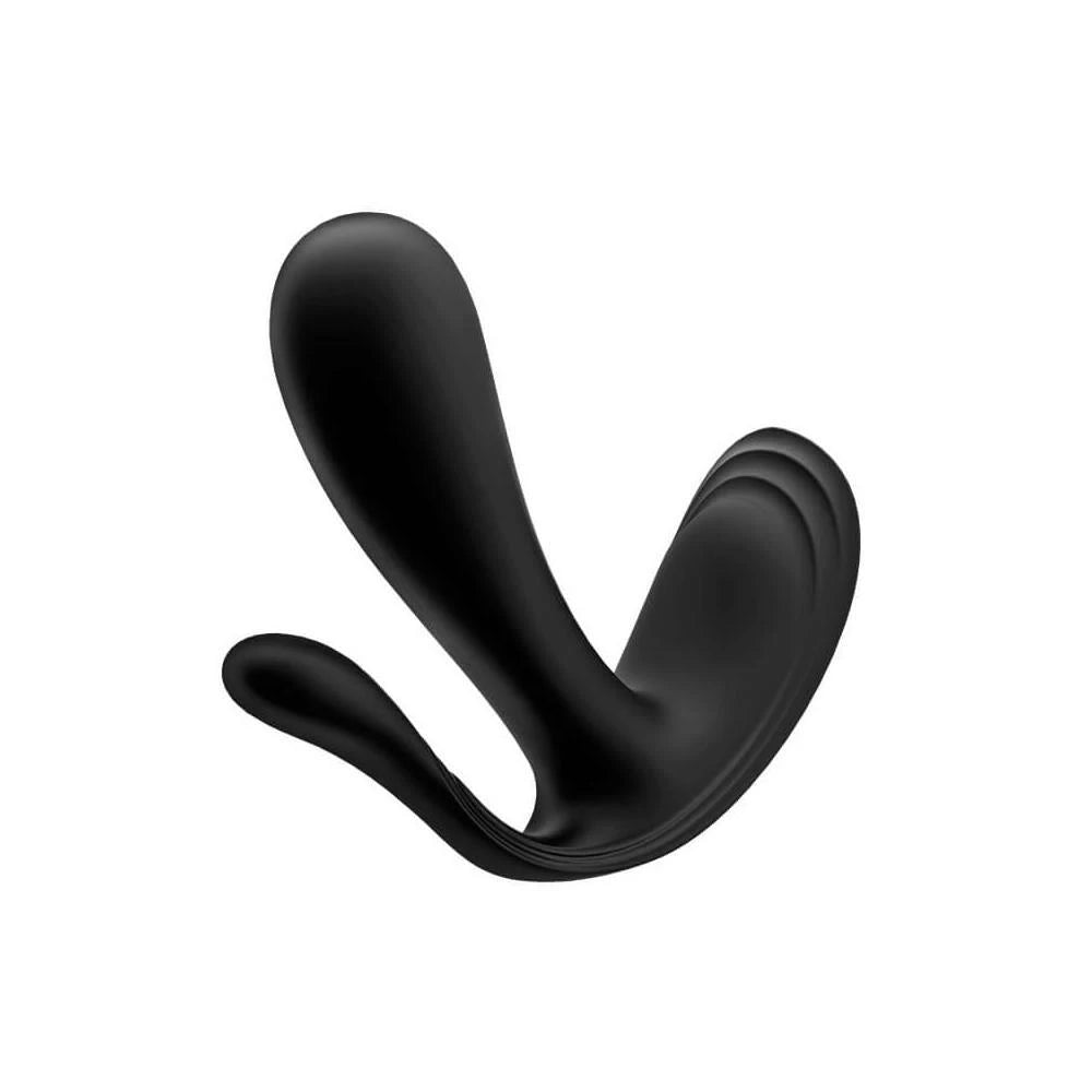 Conjunto de lingerie – controlado por app, recarregável, preto | Satisfyer