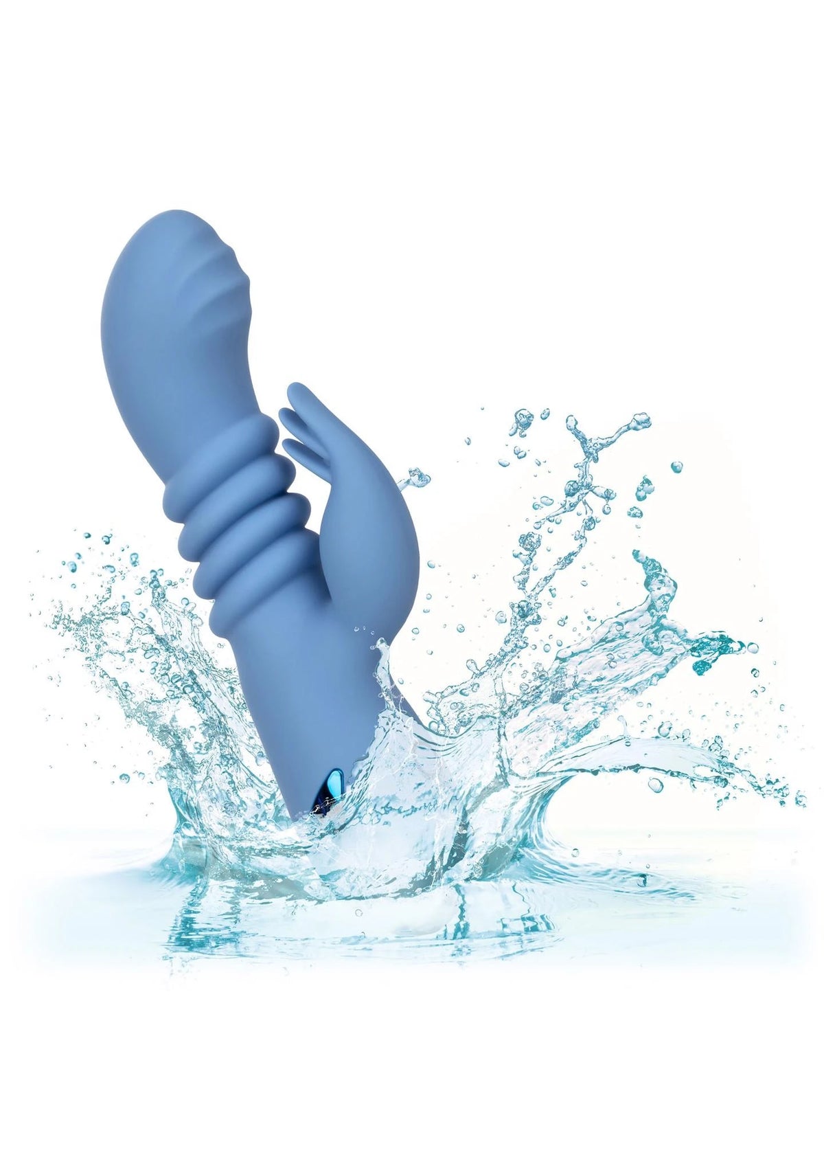 Vibratore rabbit Santa Cruz Coaster – blu | Calexotics