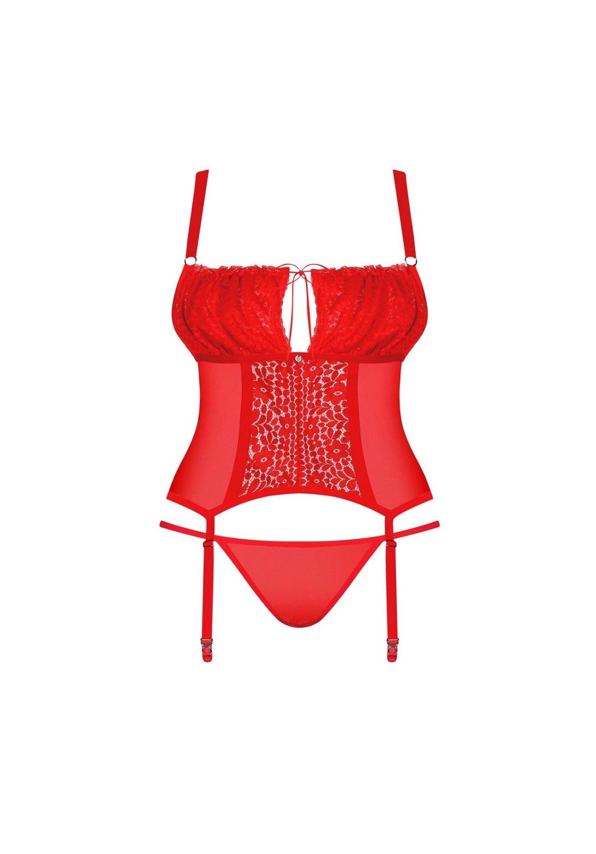 Corsé Blossmina – rojo | Obsessive