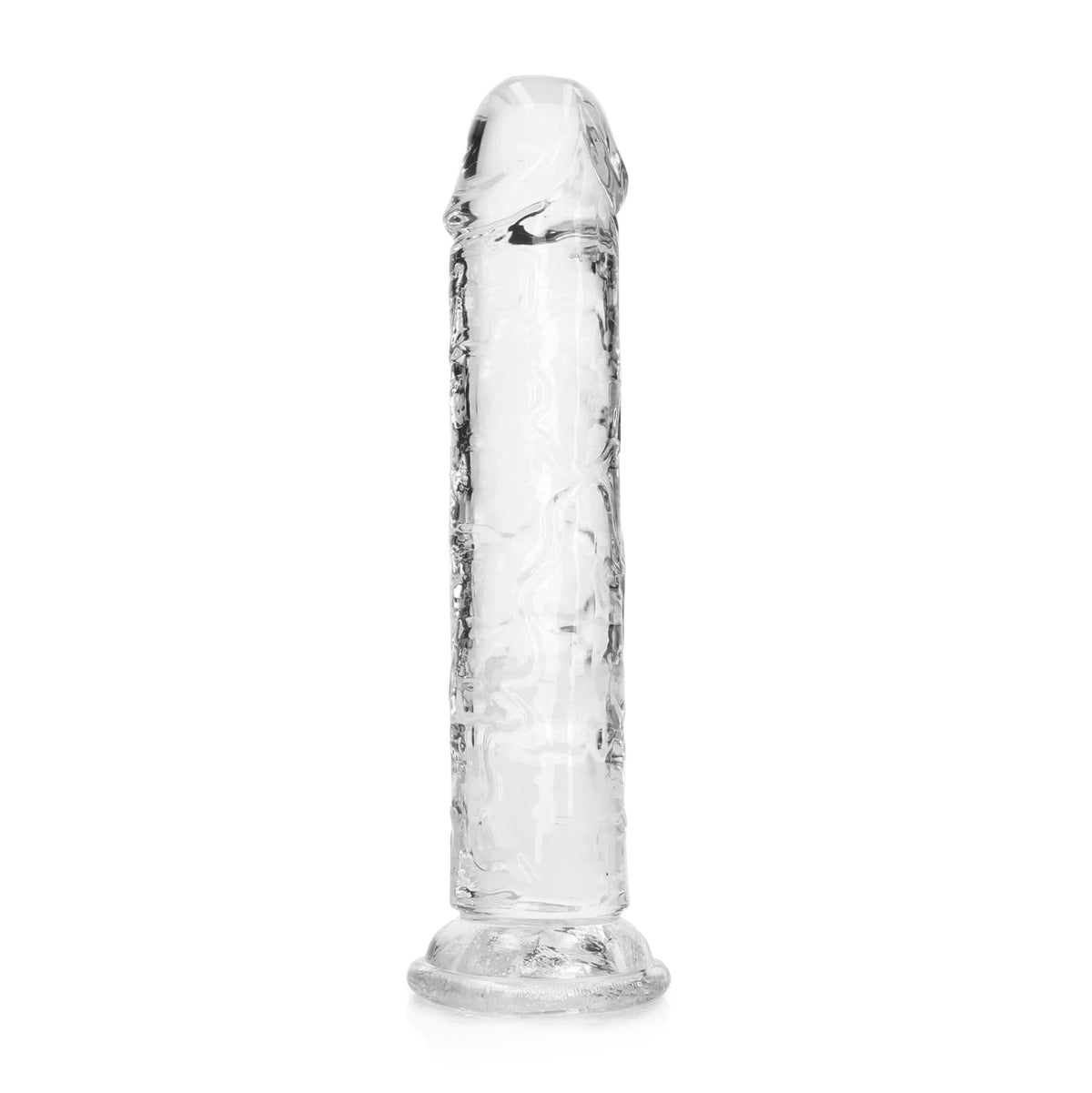 Dildo realistico Straight – con ventosa, trasparente 5.5 cm | RealRock