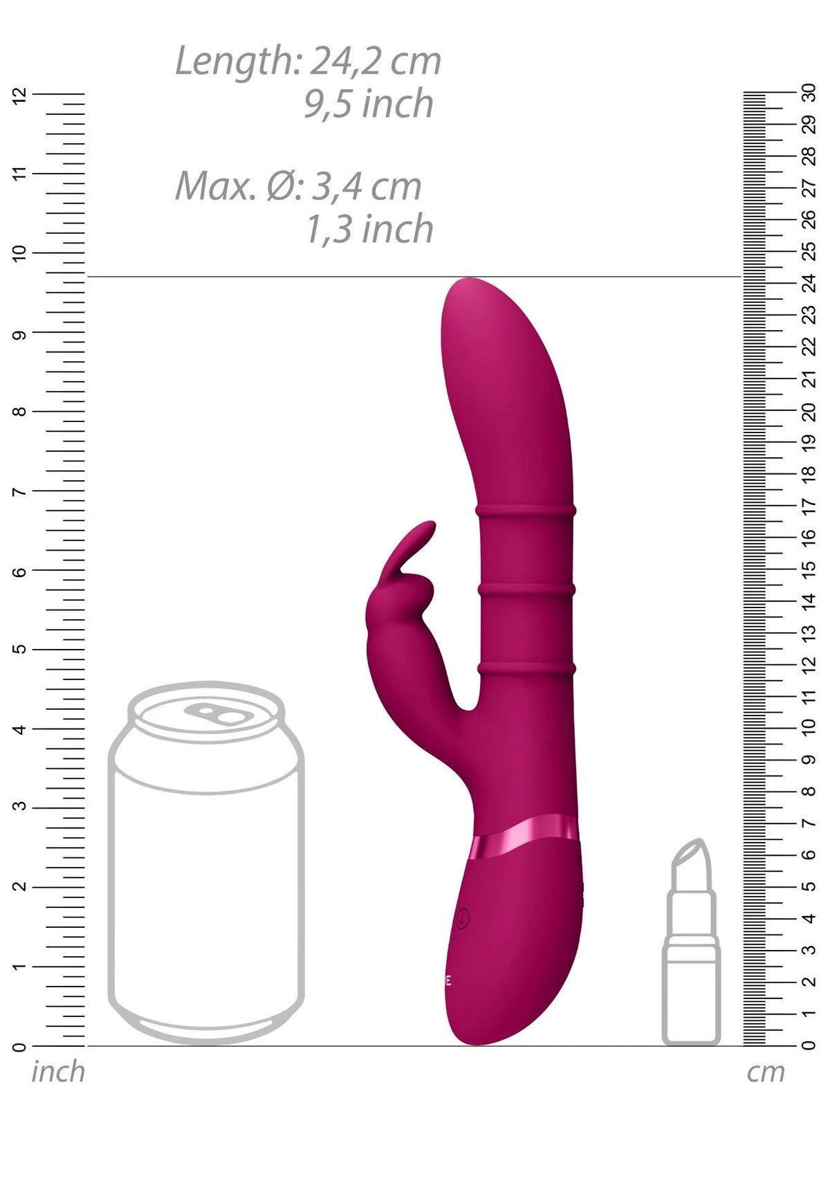 Rabbit vibrator Sora Down 10 functions | Vive
