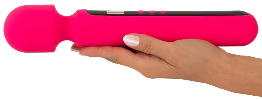 Wand massager Sunset 10 functions – rechargeable, pink
