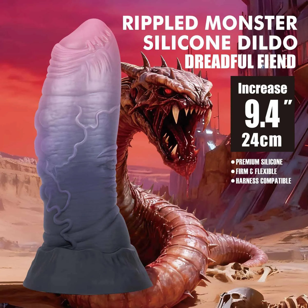 Dildo Monsters Dreadful Fiend Rippled | Power