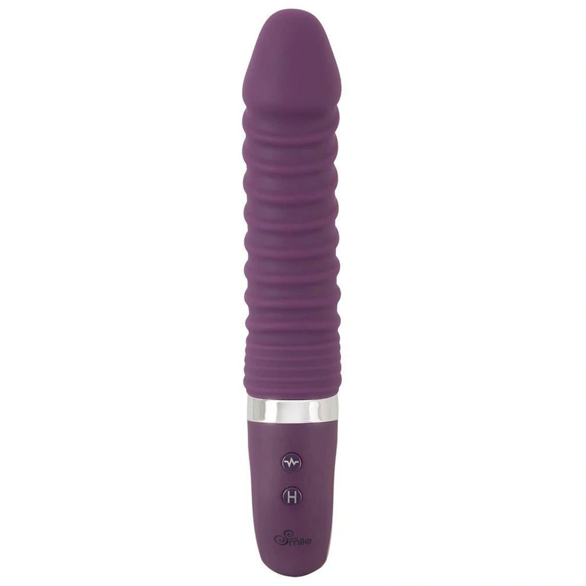Classic vibrator 12 functions – rechargeable, heating, purple | Sweet Smile