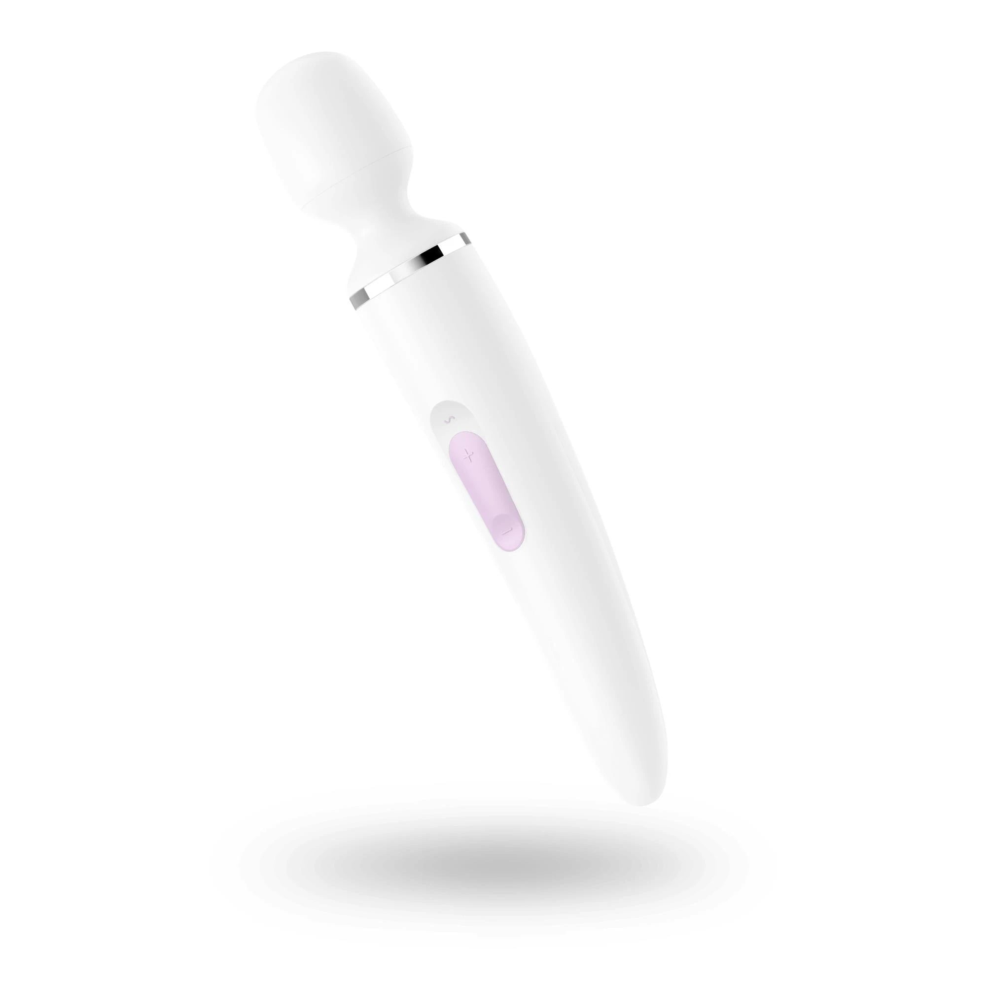 Wand-er Woman - Wand Vibrator - White/Chrome