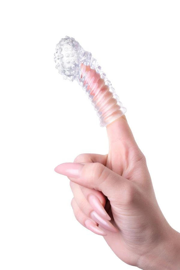 Vibrador de dedo Dale TRE – vibratório, transparente | A-Toys