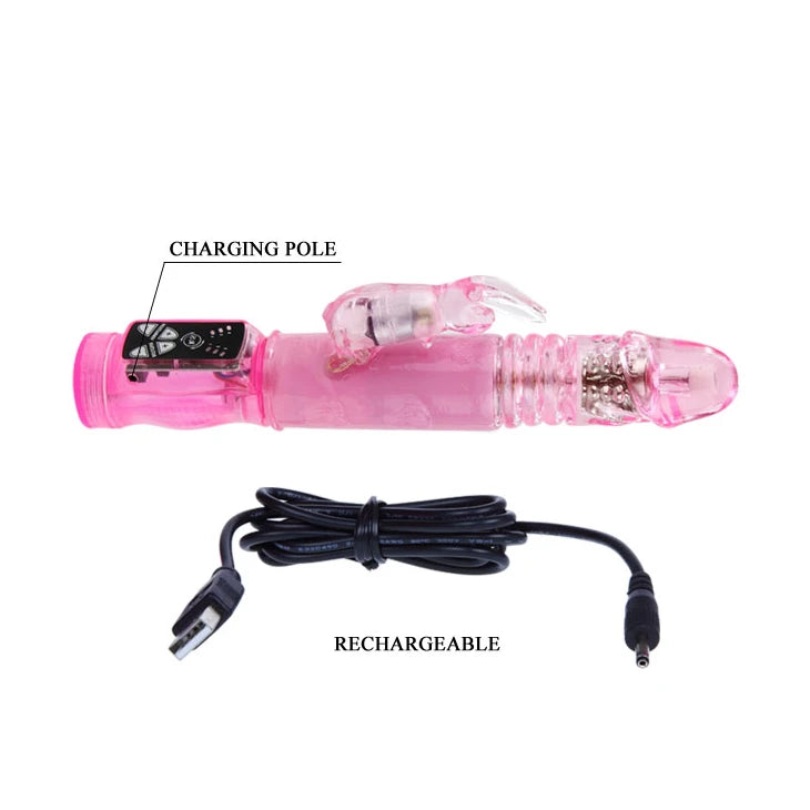 Vibrador rabbit – rosa | Baile
