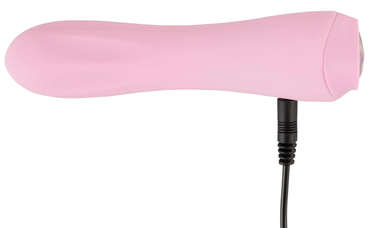 Mini vibratore 13.6 cm – ricaricabile, rosa | Cuties