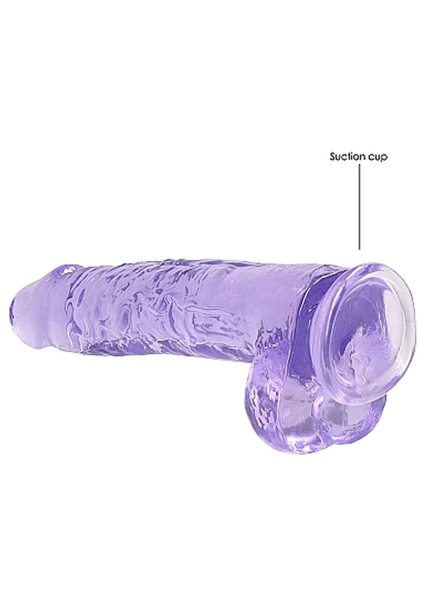 Realistic Dildo with Balls - 9 / 23 cm