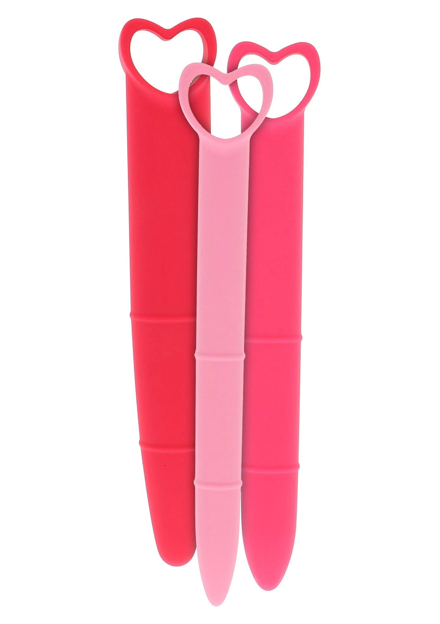 Dilatateurs vaginaux en silicone 3 pièces Rose