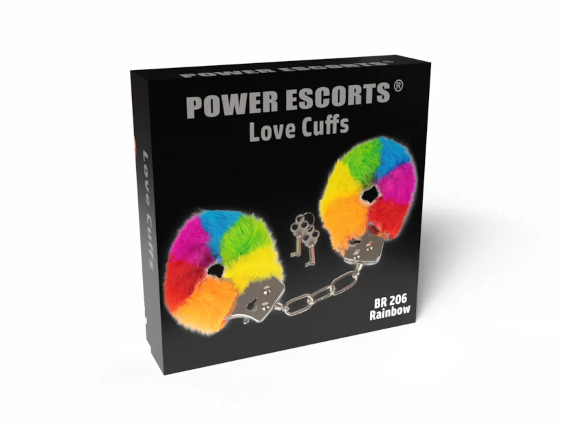 Power Escorts - BR206 - Menottes arc-en-ciel