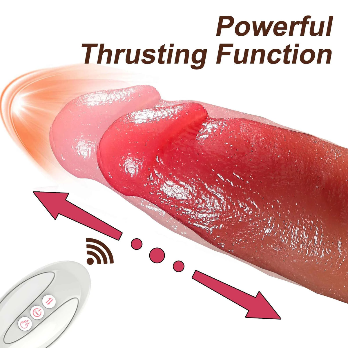 Vibromasseur réaliste 10 fonctions – avec télécommande, rechargeable, nude | Favorites