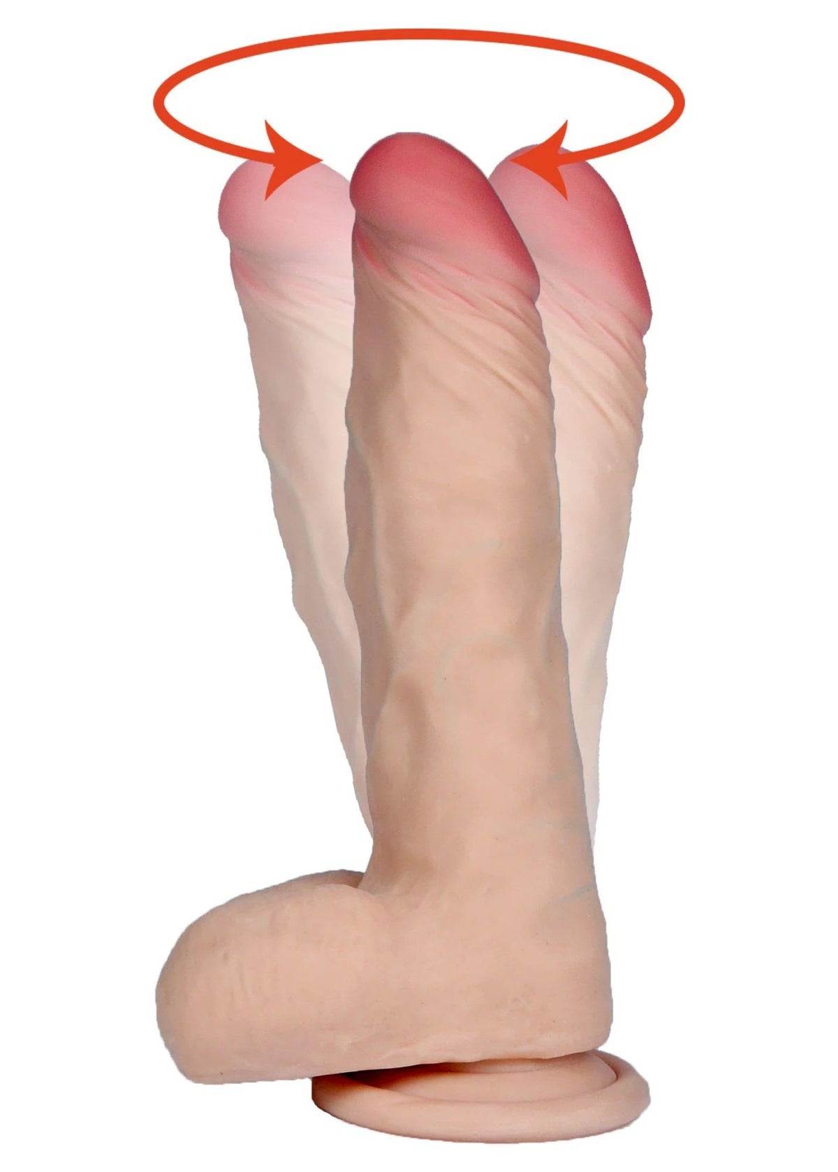 Vibrador realista Hades Loveclonex 7.5″″-rotation – con mando a distancia, nude | Favorites