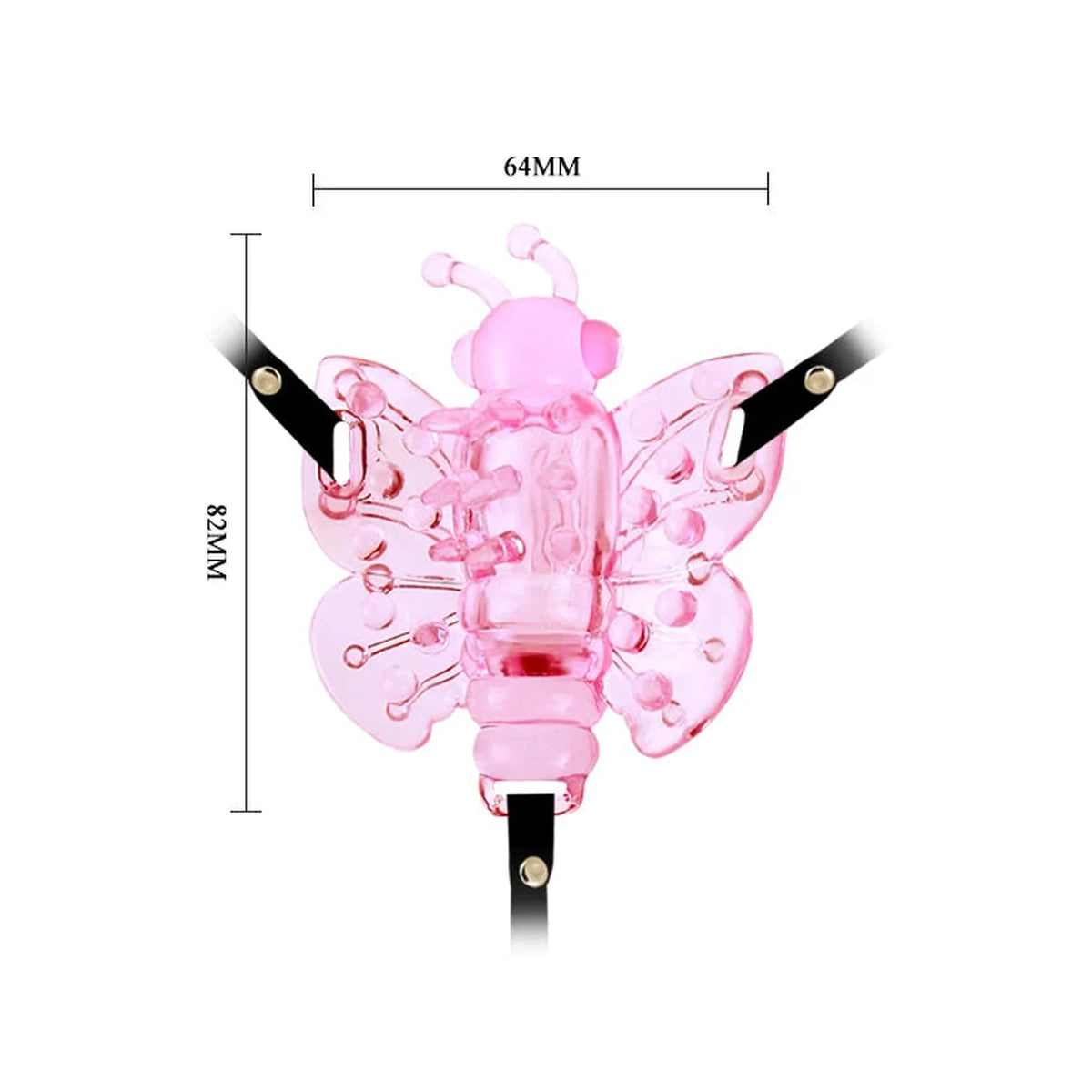 Stimulateur clitoridien Butterfly – avec télécommande, rose | Baile