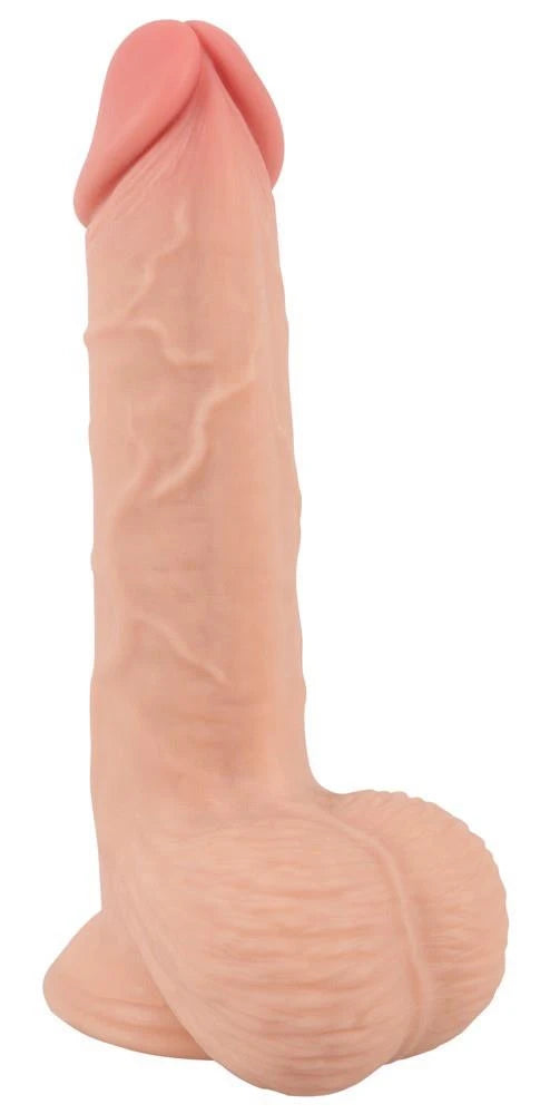 Dildo realista movable 18.7 cm – com ventosa, nude | Nature Skin