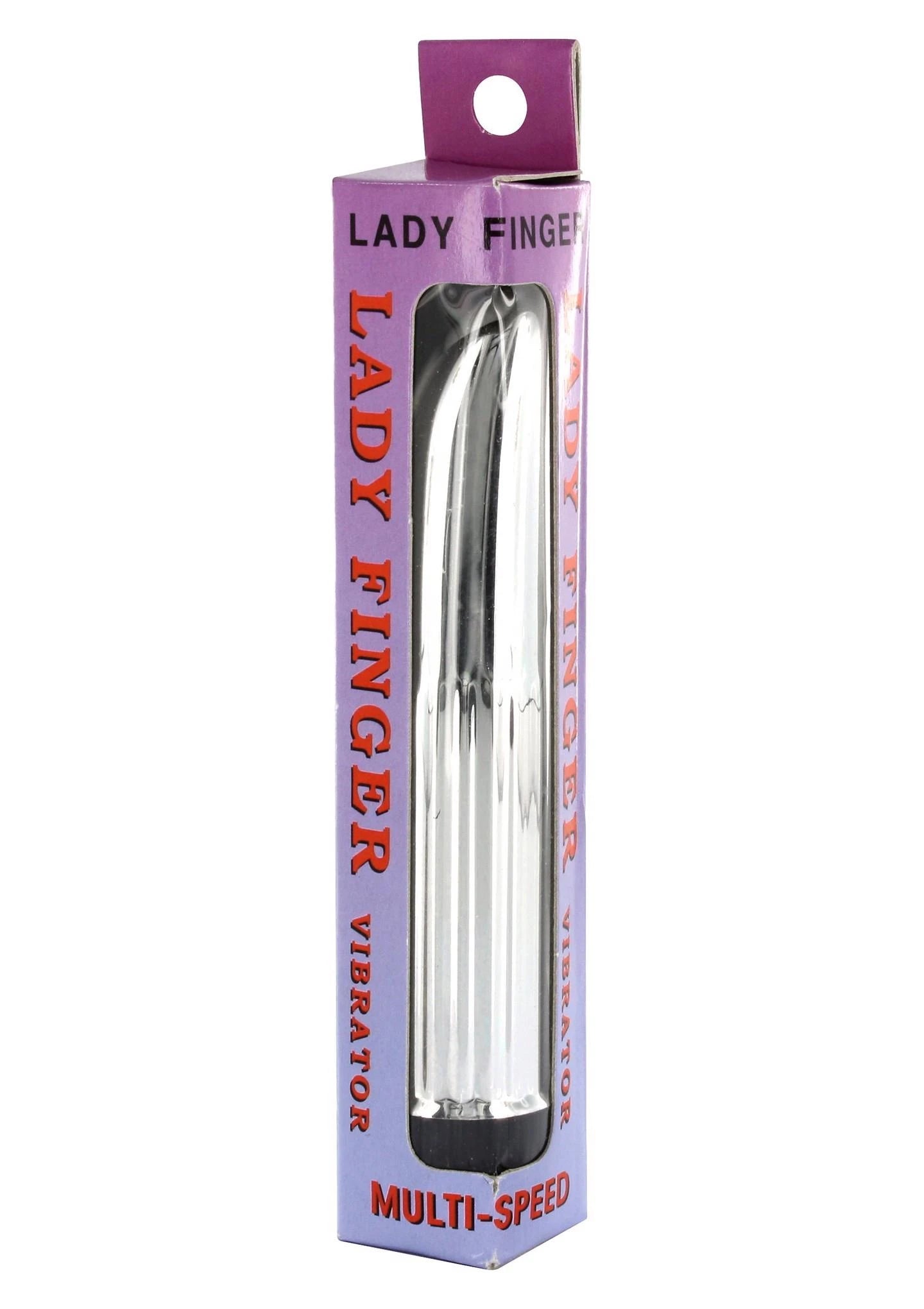 Mini-vibreur Ladyfinger argenté