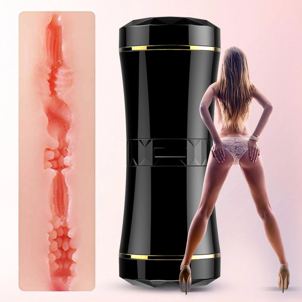 Masturbador Masturbation Ends – recargable, doble, nude | Favorites