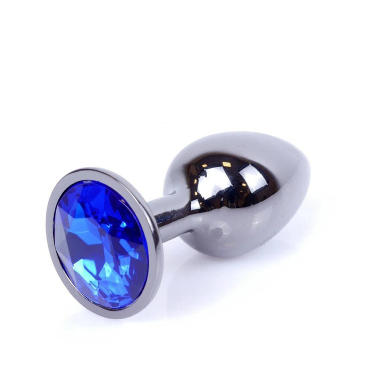 Butt plug – jewelled, blue 64-00032ML | MyLove Toys