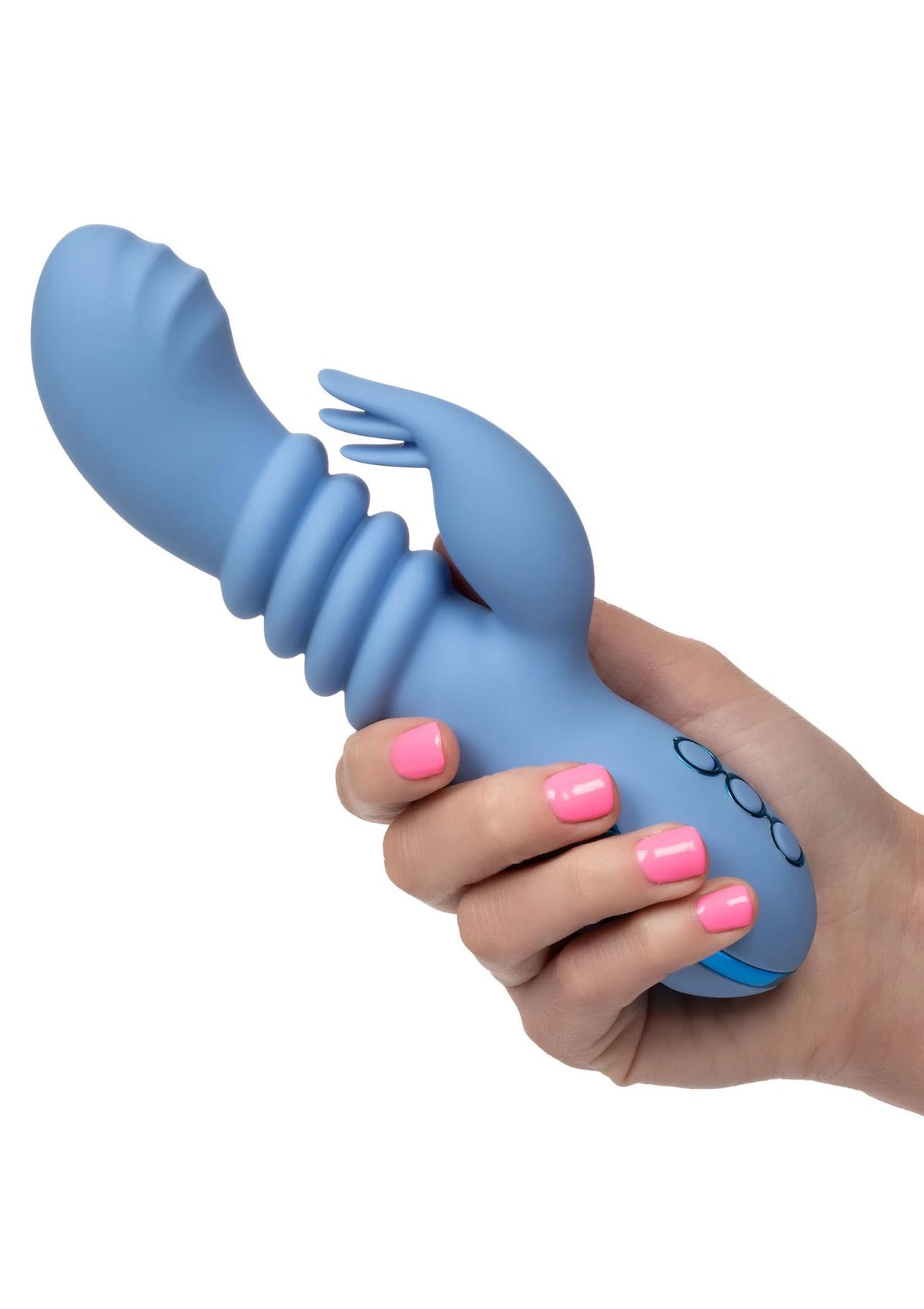 Vibratore rabbit Santa Cruz Coaster – blu | Calexotics
