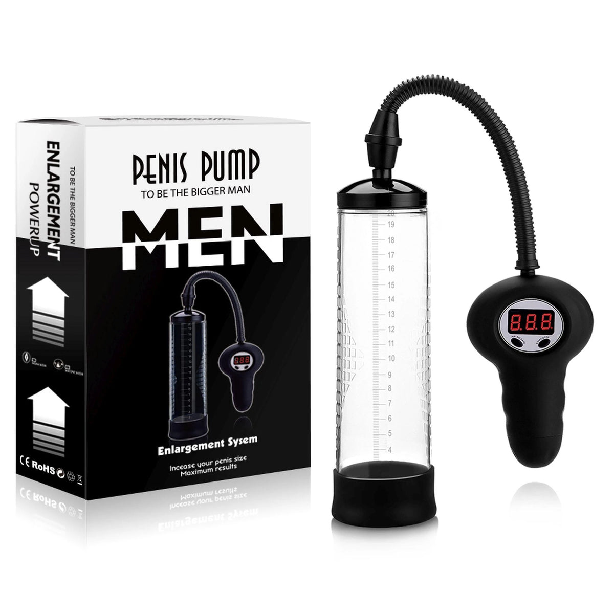 Pompa per il pene Powerpump Electric Vacuum – ricaricabile, trasparente 60-00033 | Favorites