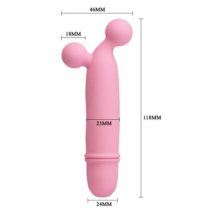 Mini vibrátor Goddard 10 funkció – rózsaszín | Pretty Love