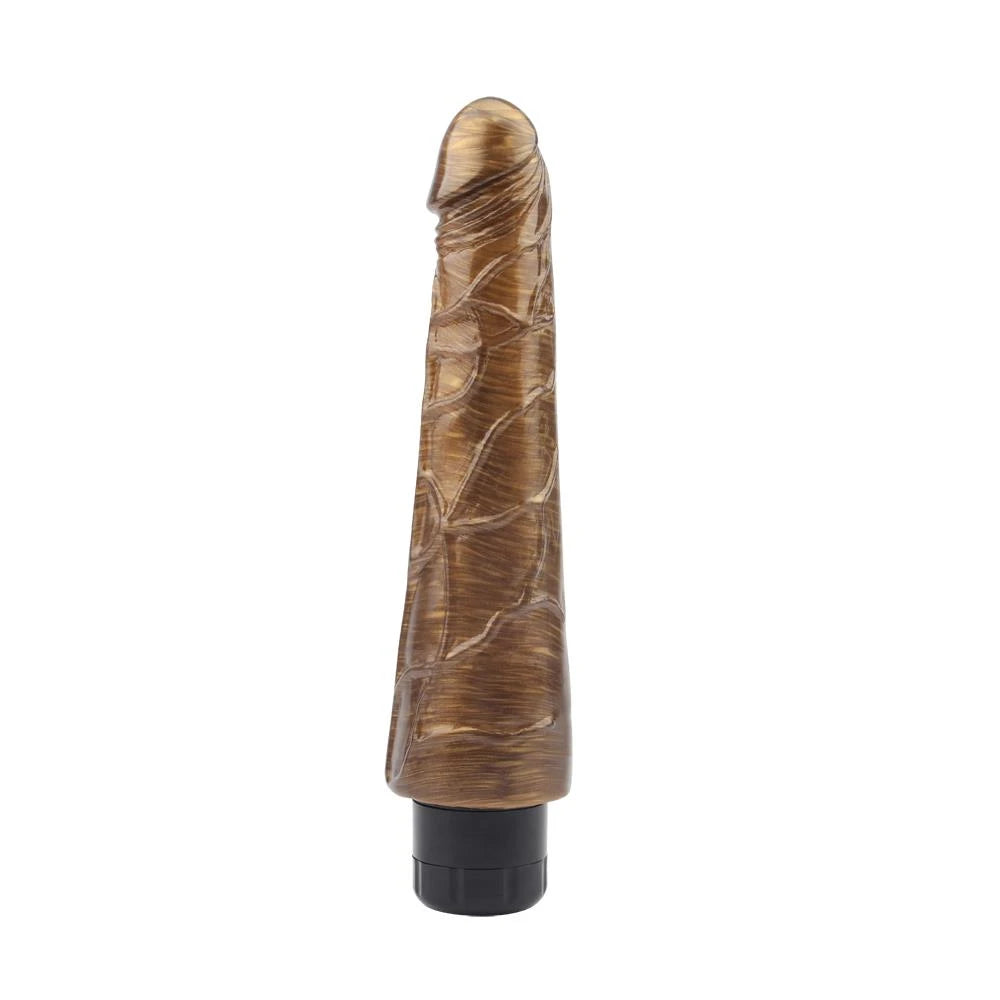 Vibratore realistico Johnny Boner – oro | DarkMuscle