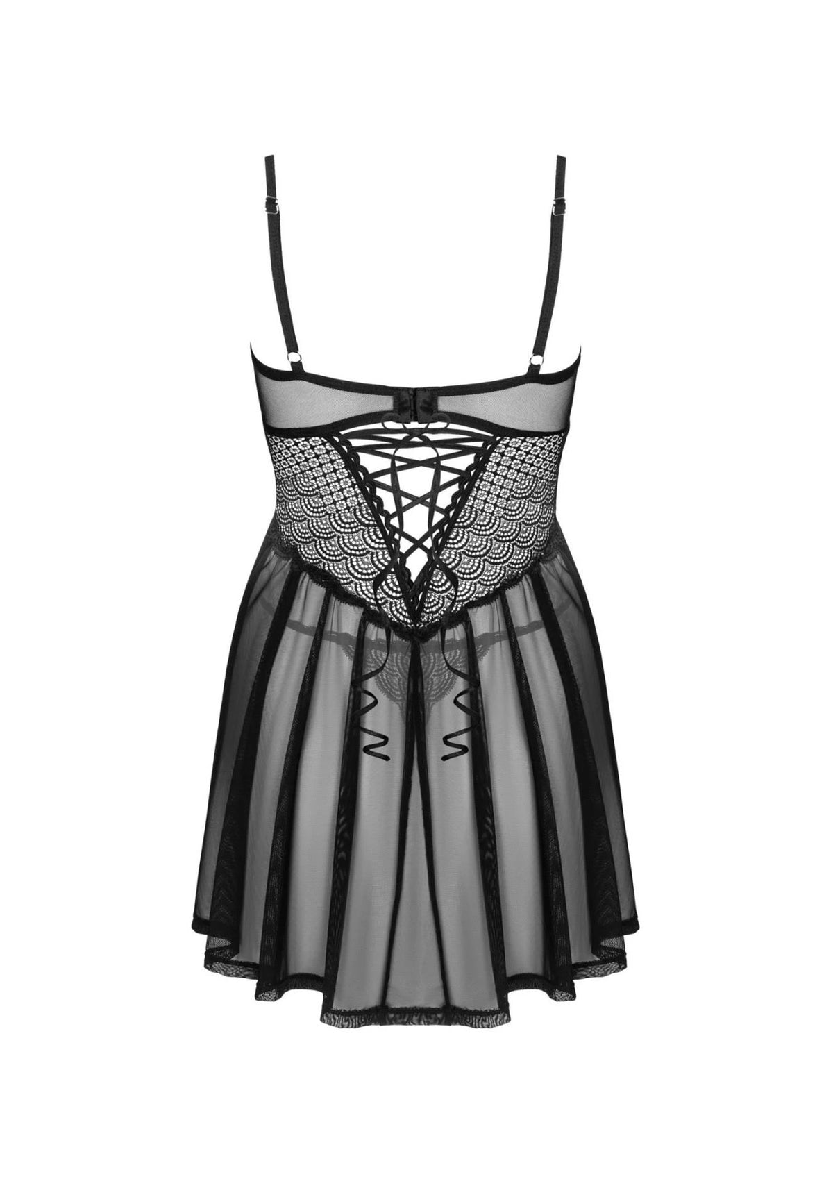 Conjunto de lencería Chemeris – negro 27516311941 | Obsessive