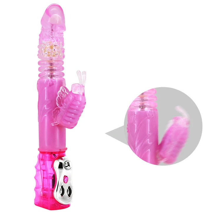 Vibromasseur rabbit Travel Partner – à va-et-vient, rotatif | Baile