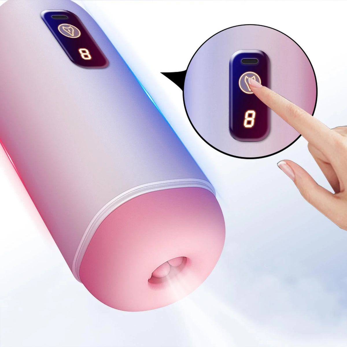 Masturbador 8 funciones – recargable, vibrador, nude | Favorites