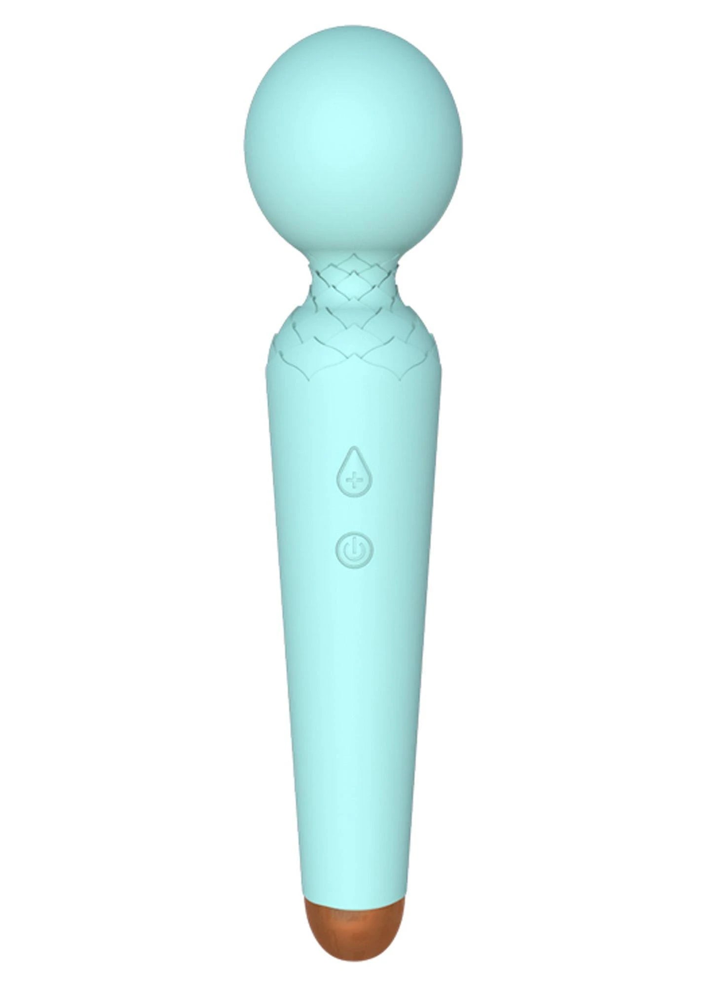 Stimulateur rechargeable Power Wand USB 10 fonctions - Bleu