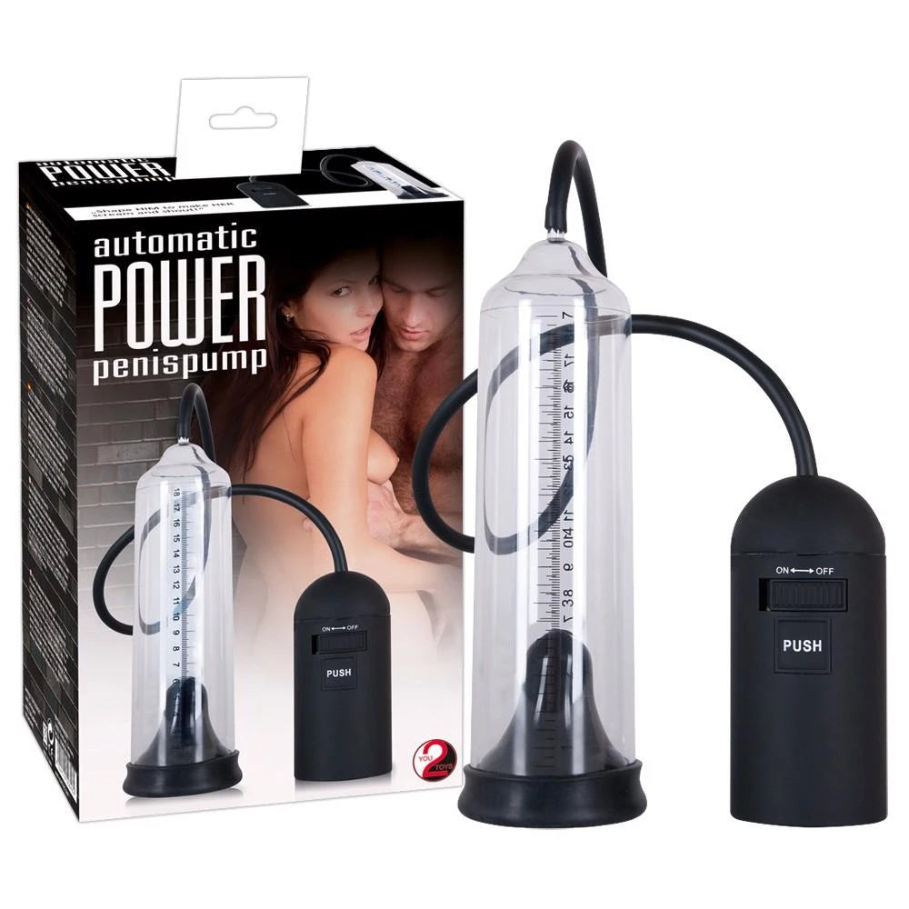 Pompa per il pene Automatic Penispump – trasparente
