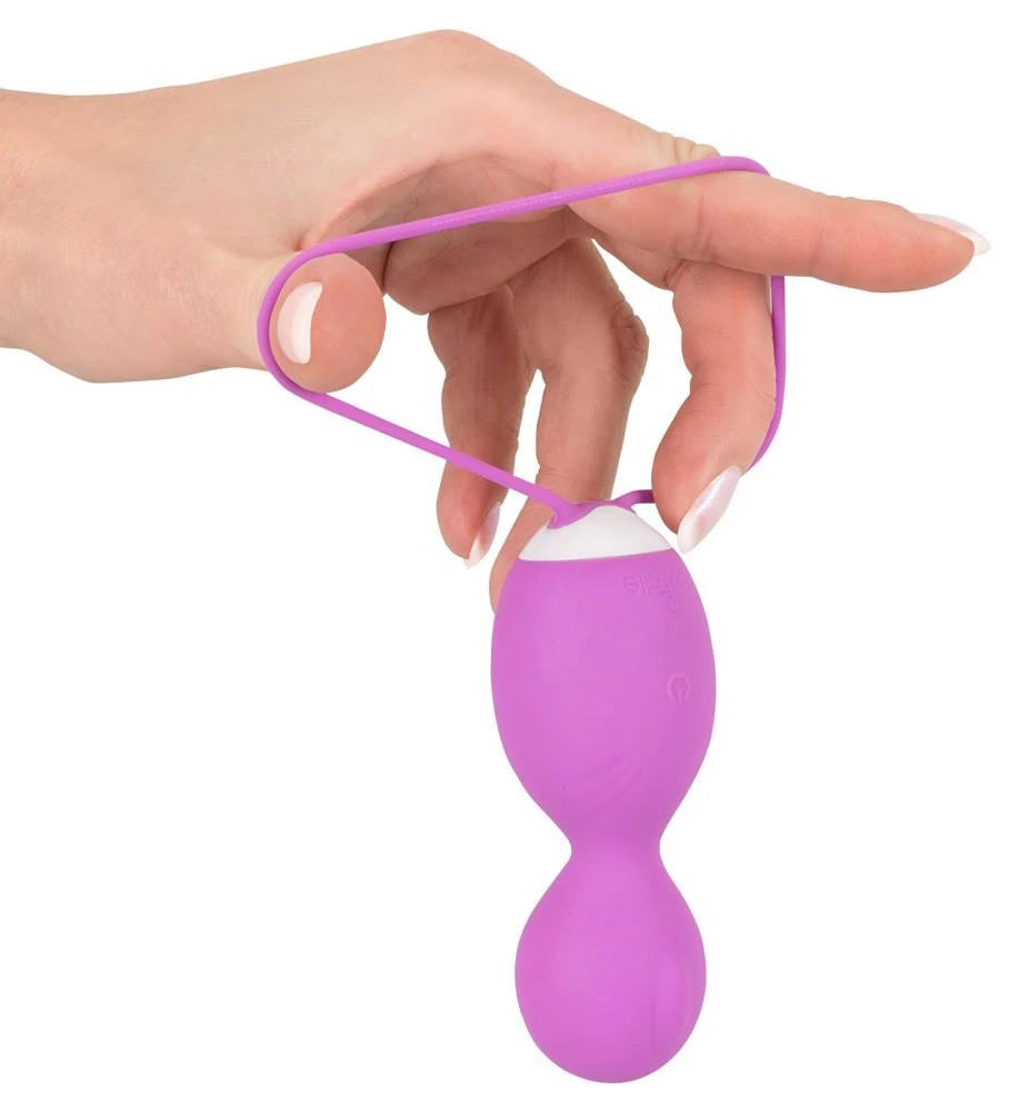 Huevo vibrador Controlled 10 funciones – rotatorio, con mando a distancia, morado | Sweet Smile