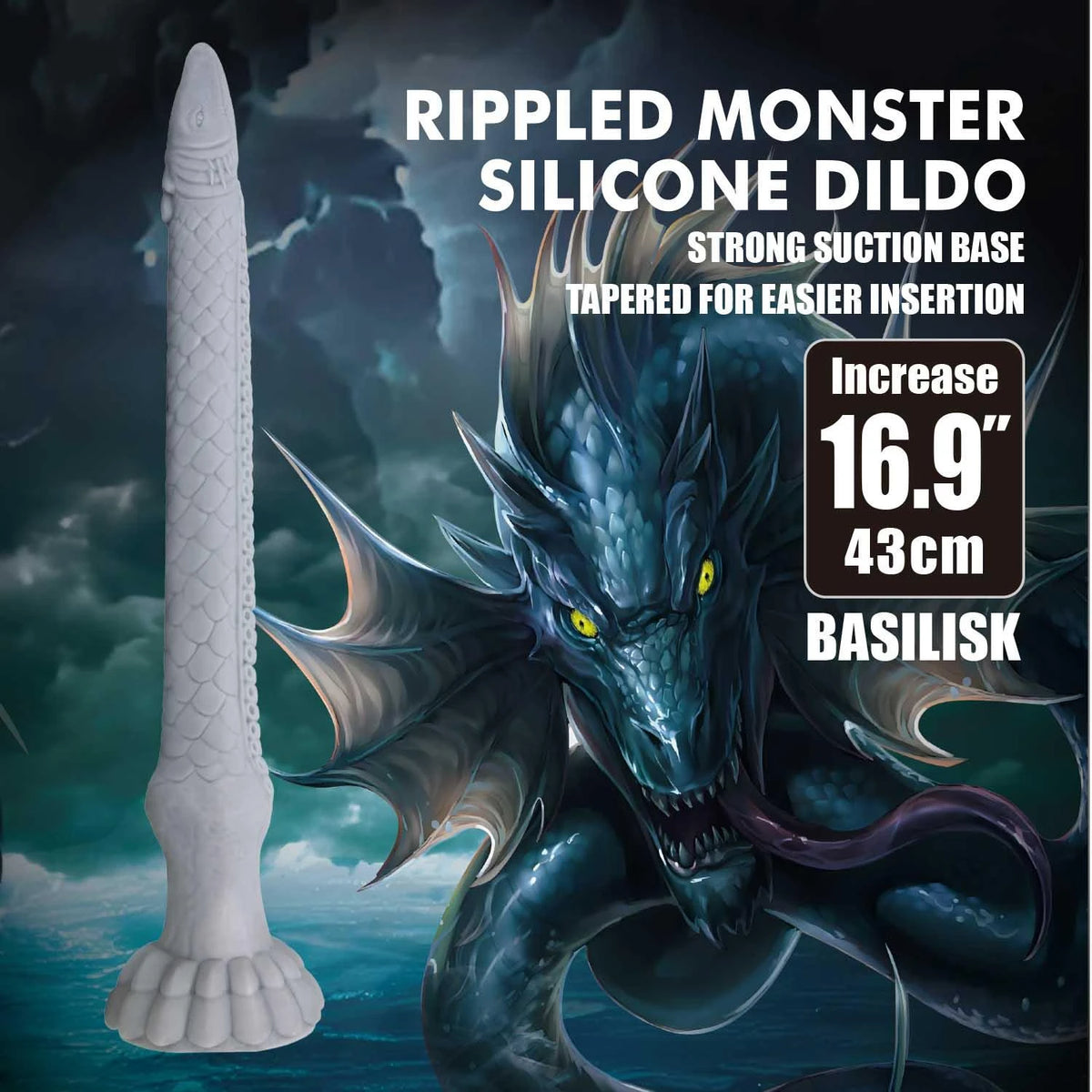 Dildo Monsters Basilisk Rippled | Power