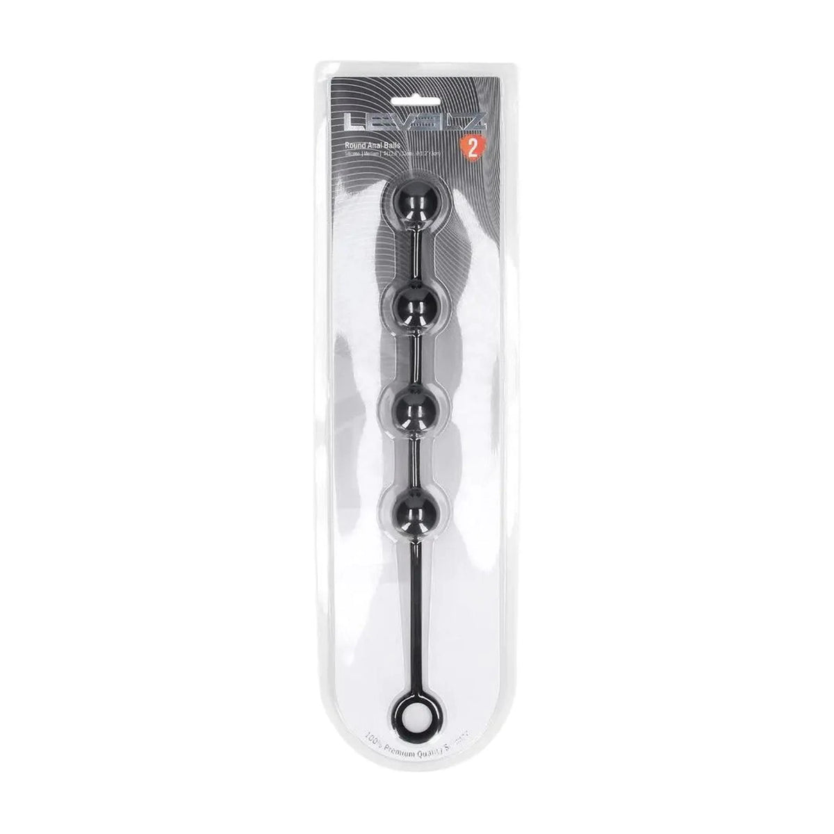 Palline anali Round – nera 36-LVL02-0034BLK | Levelz