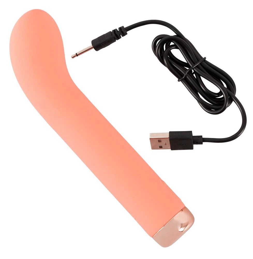 Vibratore punto G 10 funzioni – ricaricabile, arancione | Peachy