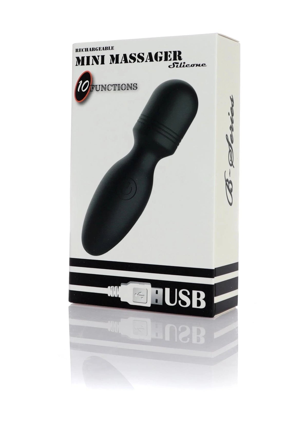 Masseur wand 10 fonctions – rechargeable, noir 22-00065 | Favorites
