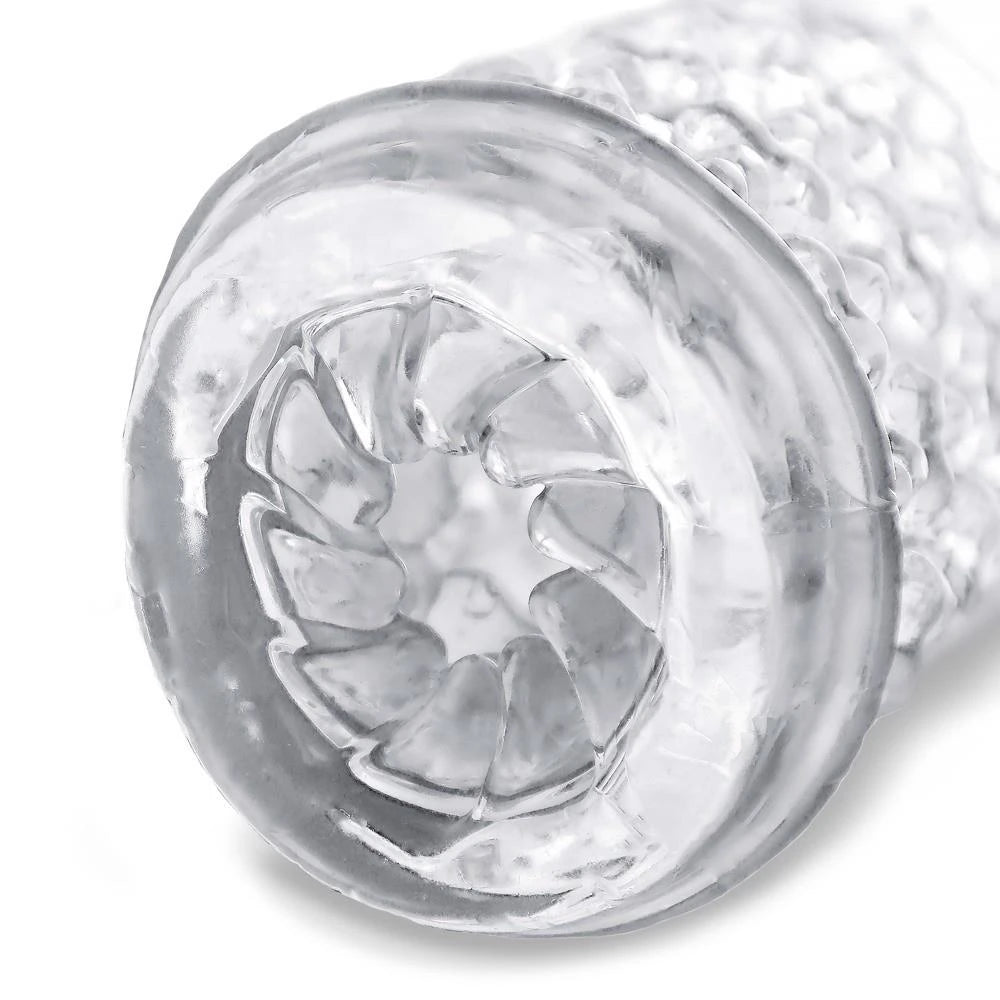 Masturbatore Chrysm 13 cm – trasparente | The Handy