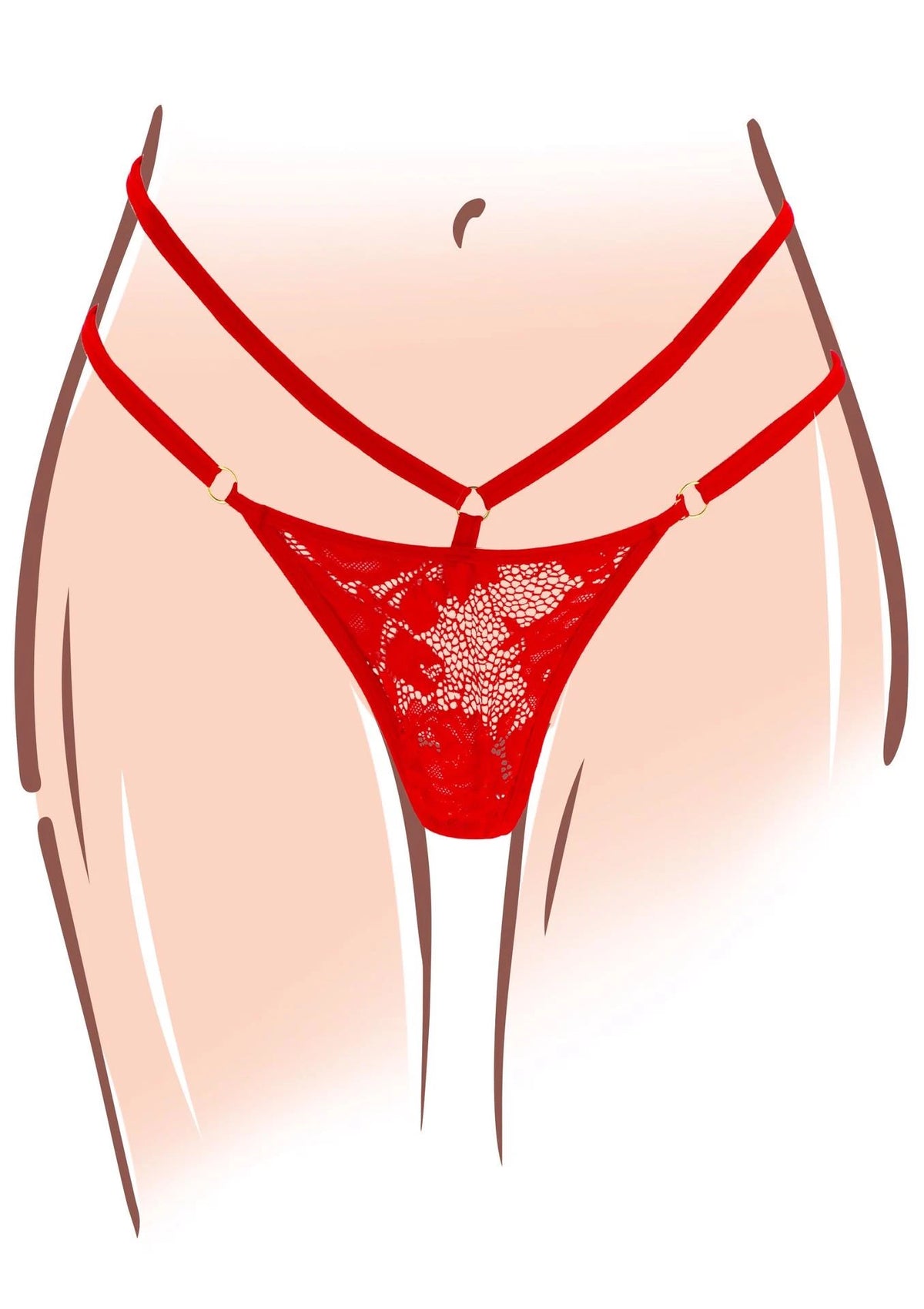 Stimolatore clitorideo Divine 4 funzioni – con telecomando, ricaricabile, rosso | ToyJoy