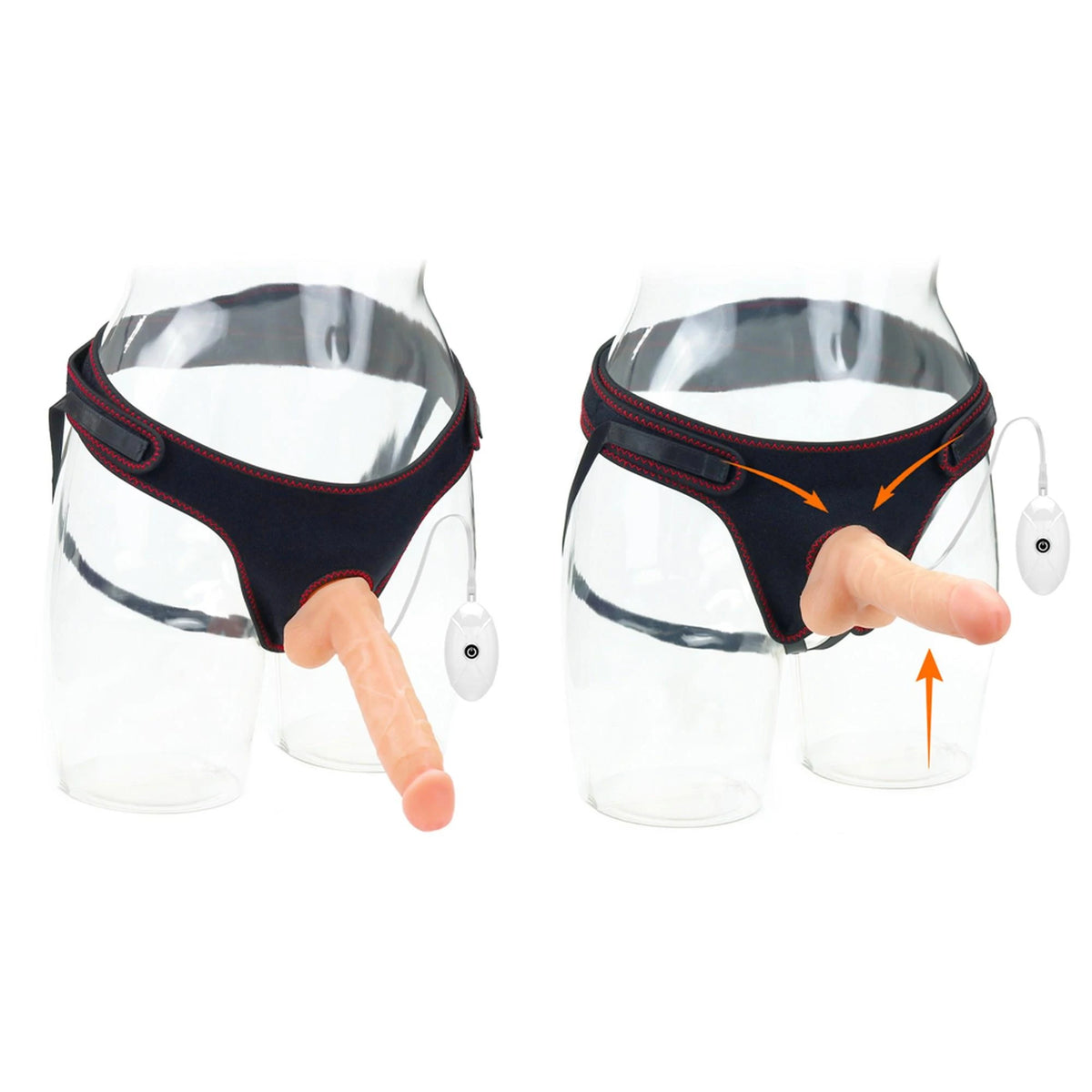 Arnés strap-on Easy 2 velocidades – vibrador 10-LV715117 | Lovetoy