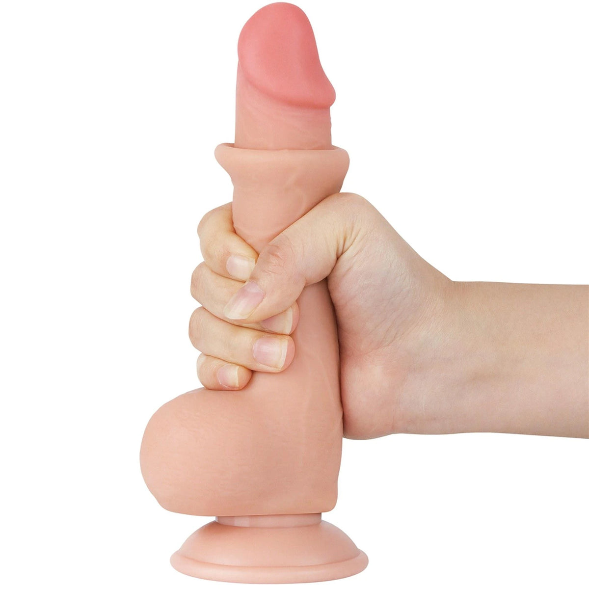 Consolador realista Layer 19.5 cm – con ventosa, doble, nude 10-LV317203 | Lovetoy