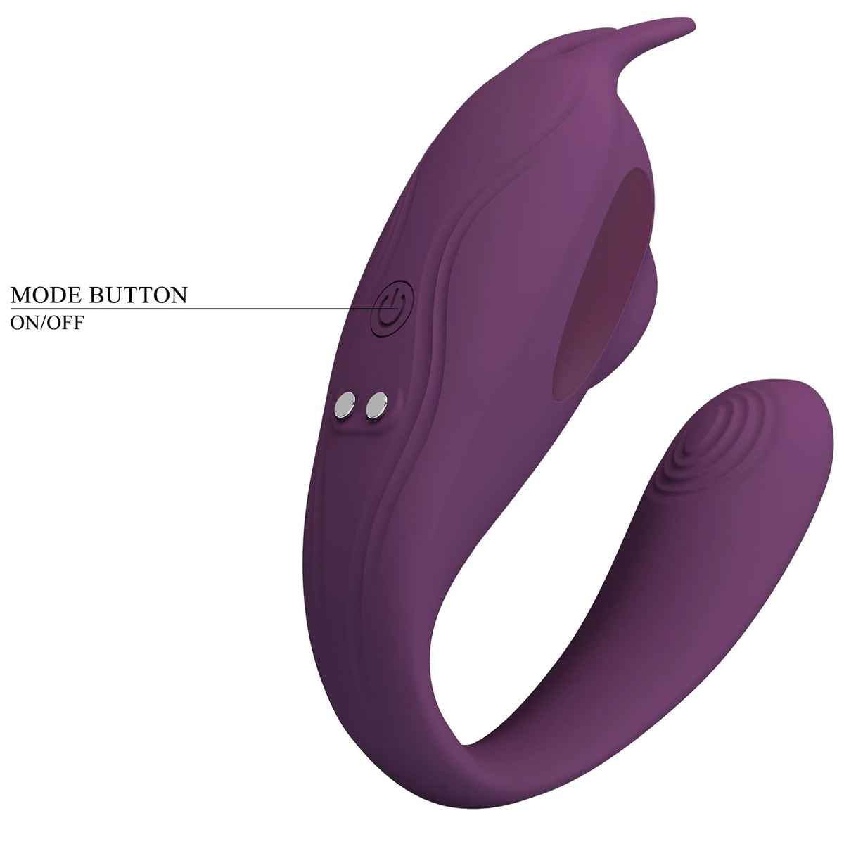 Vibratore speciale Shey 10 tapping Mobile distance 10 funzioni – controllo da app, doppio | Pretty Love